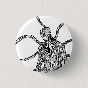Slender-Creep 3 Cm Round Badge