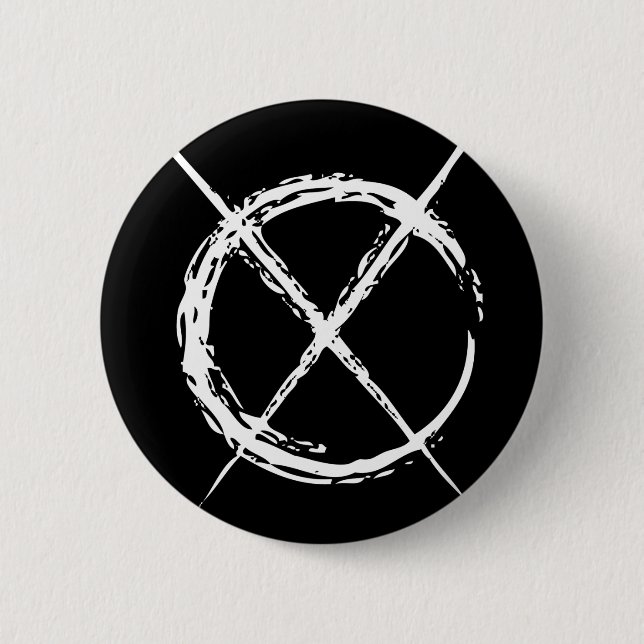 Slender Man 6 Cm Round Badge (Front)