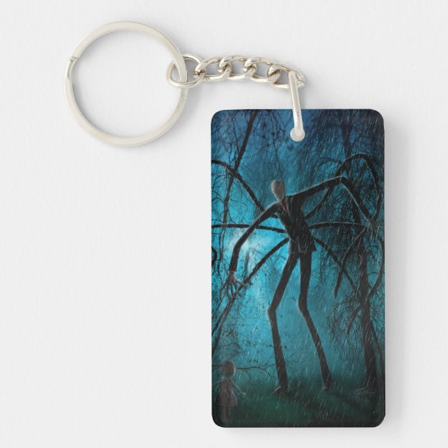 Slender Man and the Lost Soul Key Ring (Front)
