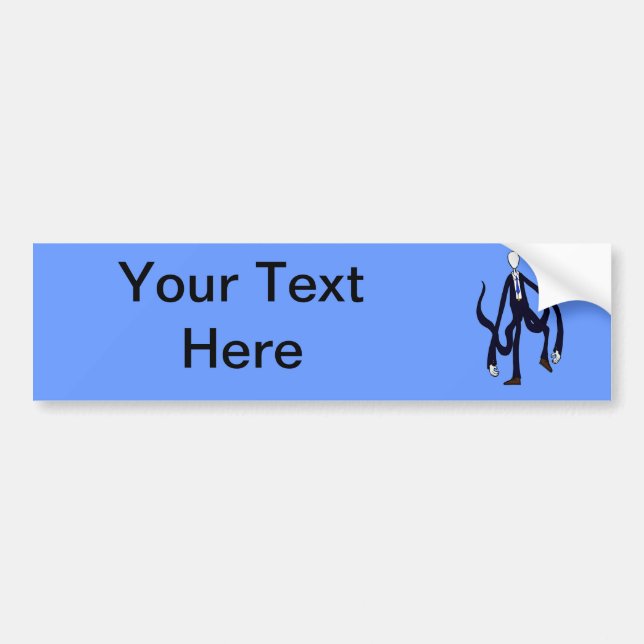 Slender Man - Book of Monsters Halloween Bumper Sticker (Front)
