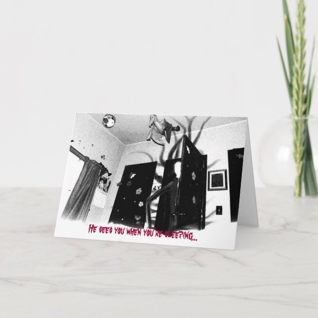 Slenderman Christmas Card (Front)