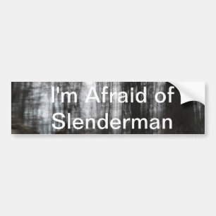 Slenderman Forest Bumper Sticker