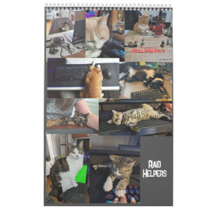 Sleuth o' Floofs Calendar 18 month