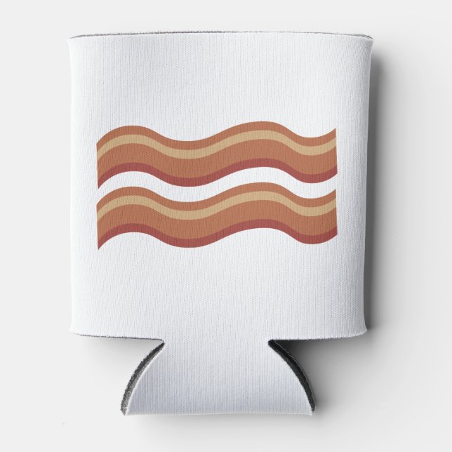 Slice Of Bacon Can Cooler (Front)