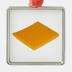 Slice of Cheese Metal Tree Decoration