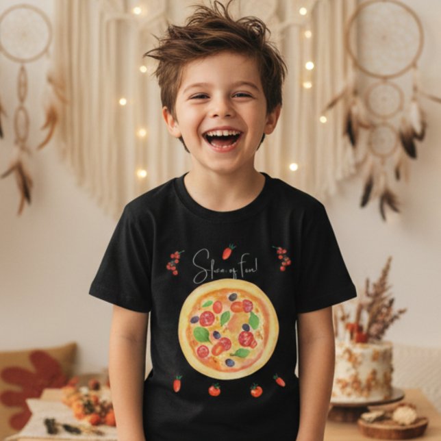 Slice of fun, pizza birthday T-Shirt (Creator Uploaded)