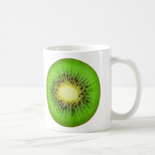 Slice of kiwi coffee mug