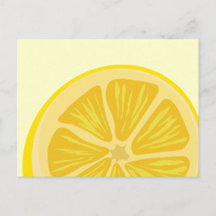 Slice of Lemon Postcard
