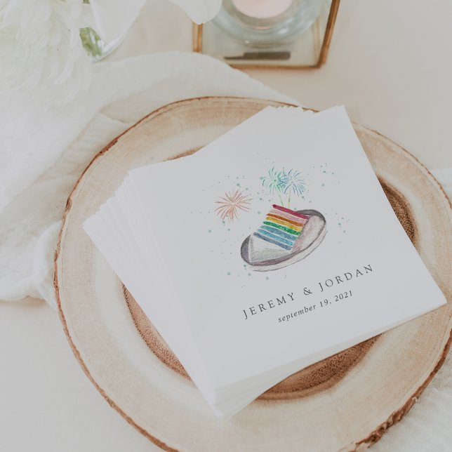 Slice of Love Personalised Napkin (Creator Uploaded)