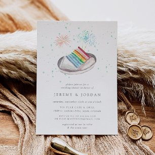 Slice of Love Wedding Shower Invitation