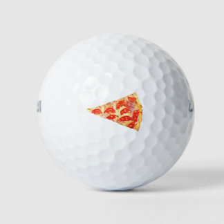 Slice Of Pepperoni Pizza Golf Balls
