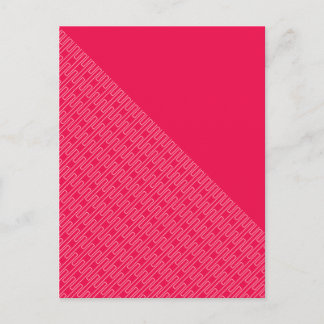 Slice of Red Abstract Design Postcard