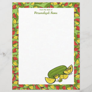 Slice of Sunshine Framed Yellow Unlined PaperSheet