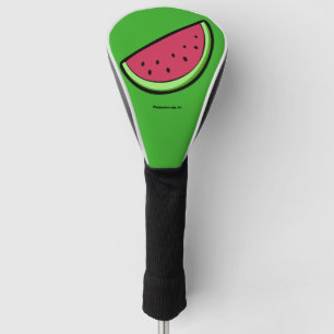 Slice of watermelon golf head cover