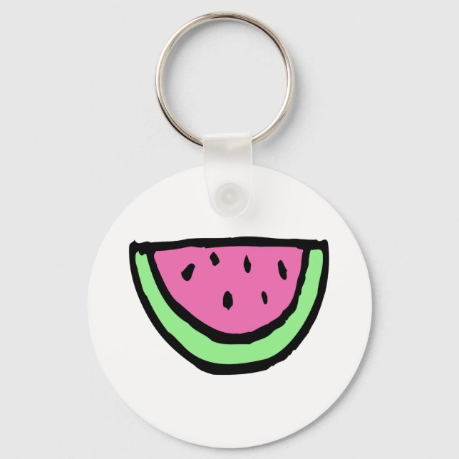 Slice of Watermelon Key Ring (Front)