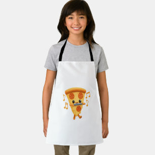 Slice Playing a Harmonica Cute Apron