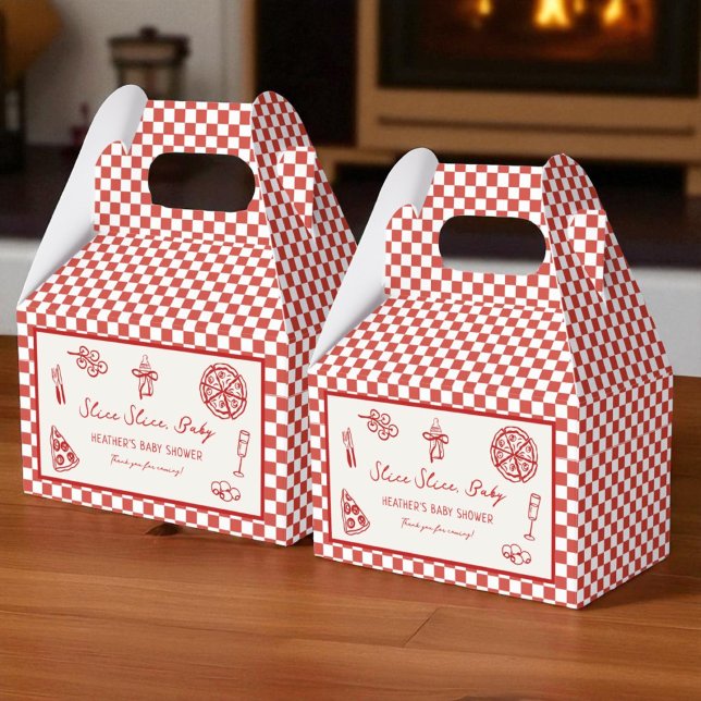 Slice Slice Baby Italian Pizza Baby Shower Favour Box (Creator Uploaded)