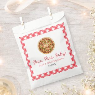 Slice, Slice, Baby! Pizza Baby Shower Favour Bags
