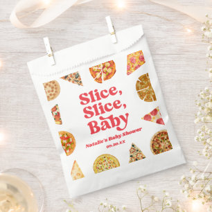 Slice, Slice, Baby! Pizza Baby Shower Favour Bags