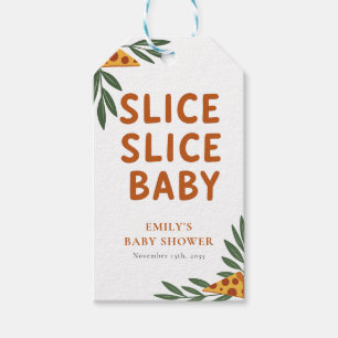 Slice Slice Baby Pizza Baby Shower Gift Tags