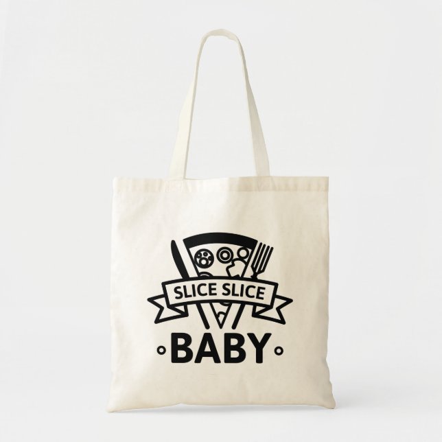 Slice Slice Baby Tote Bag (Front)