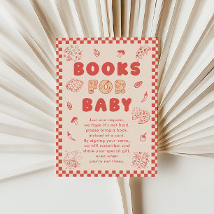 Slice Slice Pizza Books For Baby Shower Enclosure Card