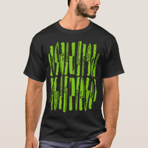 Sliced and Diced - Martian Green on Dark T-Shirt