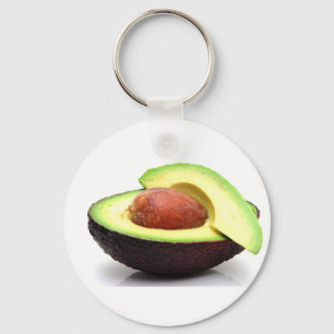 Sliced Avocado Key Ring