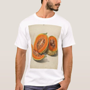 Sliced cantaloupe melon illustration T-Shirt