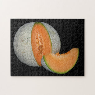 Sliced Cantaloupe Melon Jigsaw Puzzle