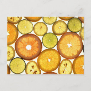 Sliced Citrus Postcard