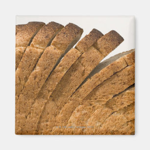 Sliced loaf of bread magnet