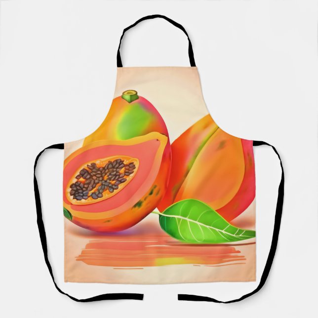 Sliced Papaya Freshness Apron (Front)