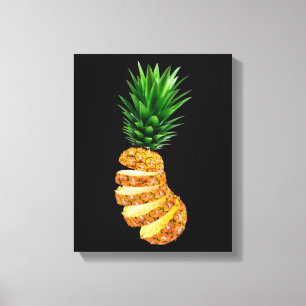 Sliced Pineapple Canvas Print