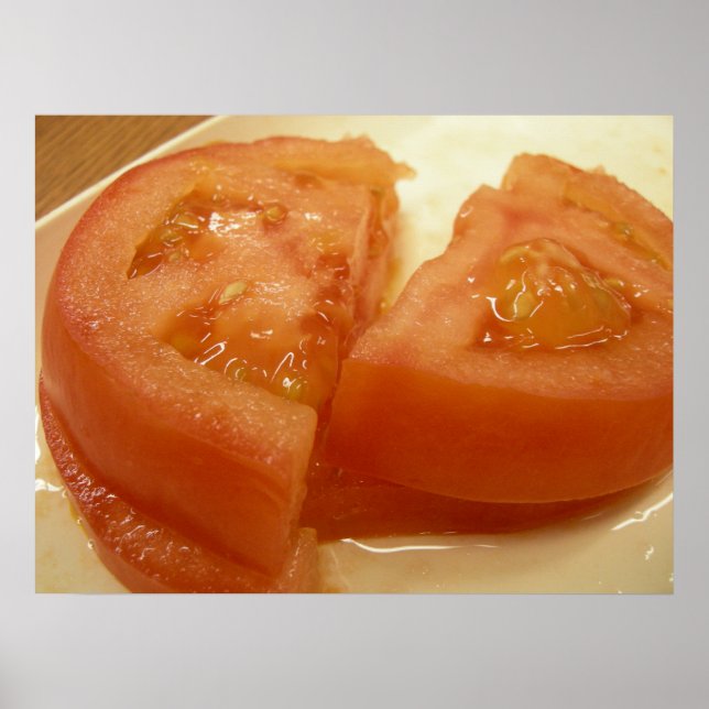Sliced tomato poster (Front)