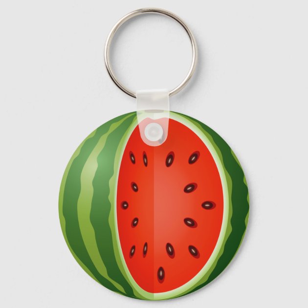 AVLUZ Stylish Watermelon Slices Keychain, Simulated Fruit