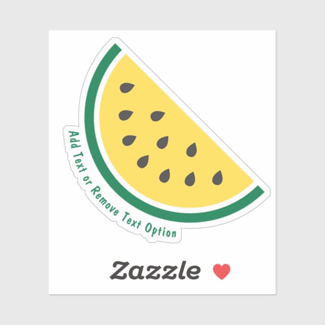 Sliced Yellow Watermelon   (Sheet)