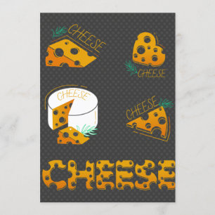Slices Of Cheese Invitation