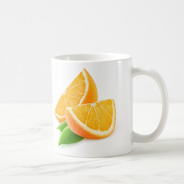 Slices of orange coffee mug (Right)