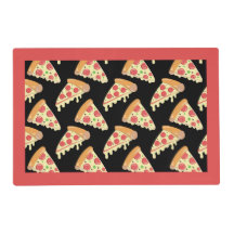 Slices of Pepperoni Pizza Laminated Paper
