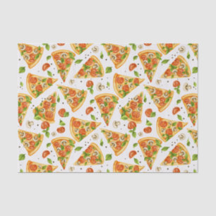 Slices of Vegan Pizza for Pizza Lovers Tissue Paper
