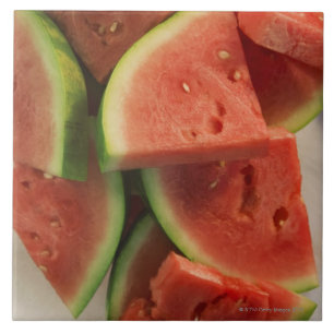 Slices of watermelon tile