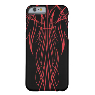 Slick Black Pinstriped Iphone6 Case