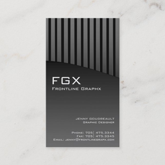 Slick Business Card (Front)