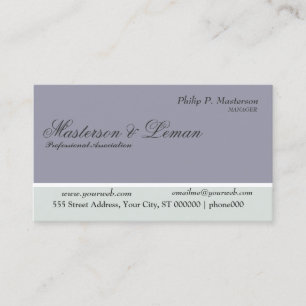 Slick Designs Trendy Colours Impression Booster Business Card
