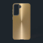 Slick Faux Gold Metallic Stainless Steel Look Samsung Galaxy Case<br><div class="desc">Elegant slick faux gold metallic stainless steel look.</div>