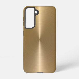 Slick Faux Gold Metallic Stainless Steel Look Samsung Galaxy Case