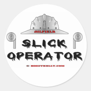Slick Operator, Oil Field Sticker