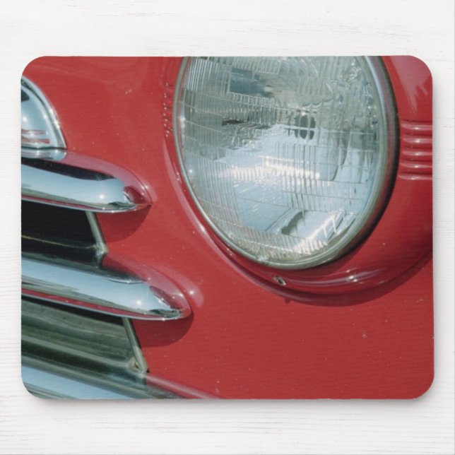 Slick Red Mouse Mat (Front)