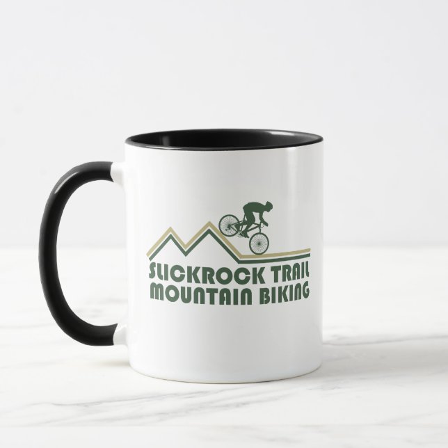 slickrock trails mtb mountain biking mug (Left)